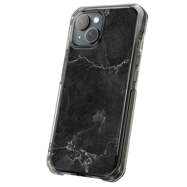 Black Marble 3 Tough Cases For Apple iPhone (17, 16, 15, 14, 13, 12, 11, X, SE, 8, 7/ Air, Plus, Pro, Max, Mini, XR, XS), Print in USA