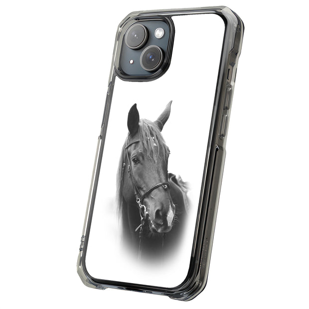 Animal Horse Tough Cases For Apple iPhone (17, 16, 15, 14, 13, 12, 11, X, SE, 8, 7/ Air, Plus, Pro, Max, Mini, XR, XS), Print in USA