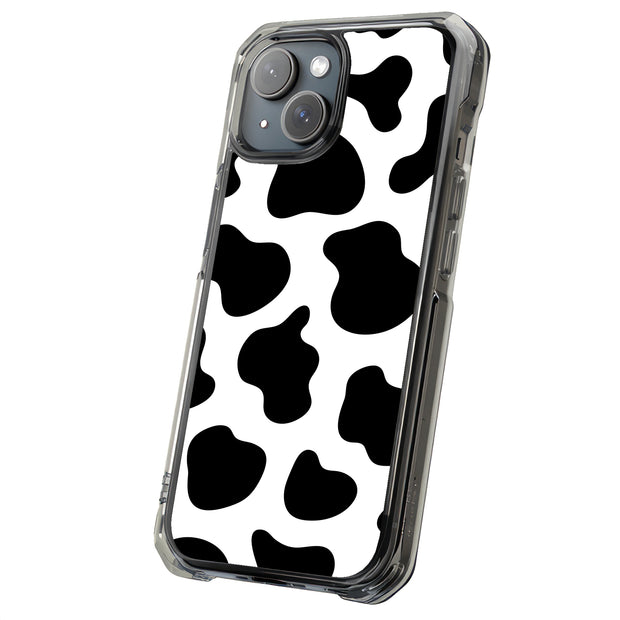 Cow Pattern Tough Cases For Apple iPhone (17, 16, 15, 14, 13, 12, 11, X, SE, 8, 7/ Air, Plus, Pro, Max, Mini, XR, XS), Print in USA