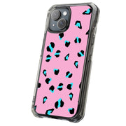 Pink Leopard 1 Tough Cases For Apple iPhone (17, 16, 15, 14, 13, 12, 11, X, SE, 8, 7/ Air, Plus, Pro, Max, Mini, XR, XS), Print in USA