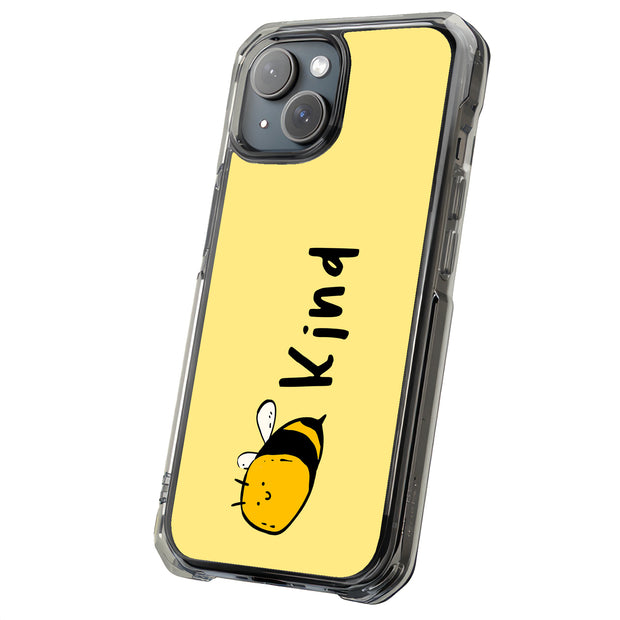 Bee Kind Tough Cases For Apple iPhone (17, 16, 15, 14, 13, 12, 11, X, SE, 8, 7/ Air, Plus, Pro, Max, Mini, XR, XS), Print in USA