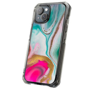 Colorful Marble Tough Cases For Apple iPhone (17, 16, 15, 14, 13, 12, 11, X, SE, 8, 7/ Air, Plus, Pro, Max, Mini, XR, XS), Print in USA