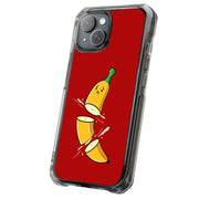 Cartoon Banana Tough Cases For Apple iPhone (17, 16, 15, 14, 13, 12, 11, X, SE, 8, 7/ Air, Plus, Pro, Max, Mini, XR, XS), Print in USA