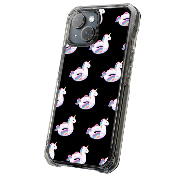 Cartoon Unicorn Tough Cases For Apple iPhone (17, 16, 15, 14, 13, 12, 11, X, SE, 8, 7/ Air, Plus, Pro, Max, Mini, XR, XS), Print in USA