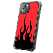 Fire Flames Tough Cases For Apple iPhone (17, 16, 15, 14, 13, 12, 11, X, SE, 8, 7/ Air, Plus, Pro, Max, Mini, XR, XS), Print in USA