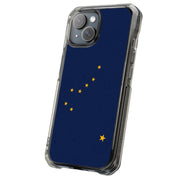Alaska Flag Tough Cases For Apple iPhone (17, 16, 15, 14, 13, 12, 11, X, SE, 8, 7/ Air, Plus, Pro, Max, Mini, XR, XS), Print in USA