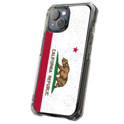 CA State Flag Tough Cases For Apple iPhone (17, 16, 15, 14, 13, 12, 11, X, SE, 8, 7/ Air, Plus, Pro, Max, Mini, XR, XS), Print in USA
