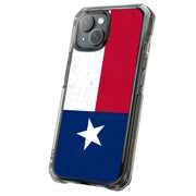 Texas Flag Tough Cases For Apple iPhone (17, 16, 15, 14, 13, 12, 11, X, SE, 8, 7/ Air, Plus, Pro, Max, Mini, XR, XS), Print in USA