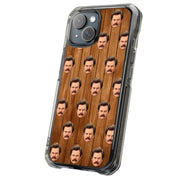 Ron Swanson Tough Cases For Apple iPhone (17, 16, 15, 14, 13, 12, 11, X, SE, 8, 7/ Air, Plus, Pro, Max, Mini, XR, XS), Print in USA