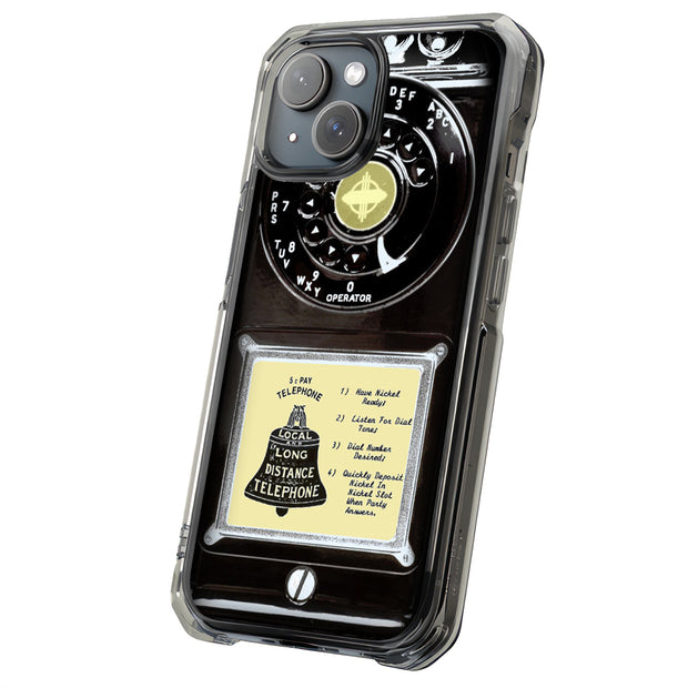 Dial Phone Tough Cases For Apple iPhone (17, 16, 15, 14, 13, 12, 11, X, SE, 8, 7/ Air, Plus, Pro, Max, Mini, XR, XS), Print in USA