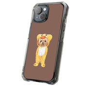 Duck Teddy Bear Tough Cases For Apple iPhone (17, 16, 15, 14, 13, 12, 11, X, SE, 8, 7/ Air, Plus, Pro, Max, Mini, XR, XS), Print in USA