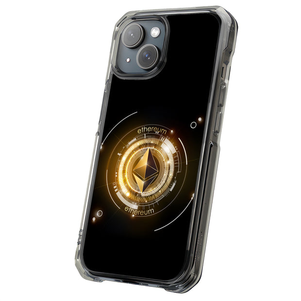 Ethereum Crypto Tough Cases For Apple iPhone (17, 16, 15, 14, 13, 12, 11, X, SE, 8, 7/ Air, Plus, Pro, Max, Mini, XR, XS), Print in USA