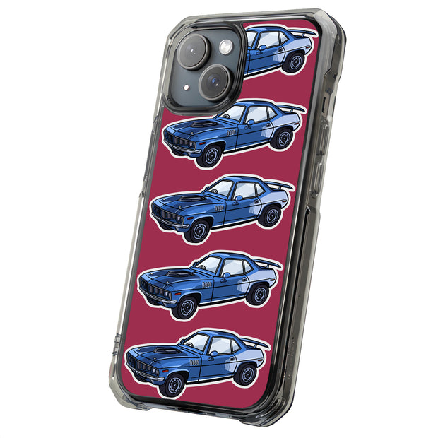 Hemi Cuda Tough Cases For Apple iPhone (17, 16, 15, 14, 13, 12, 11, X, SE, 8, 7/ Air, Plus, Pro, Max, Mini, XR, XS), Print in USA