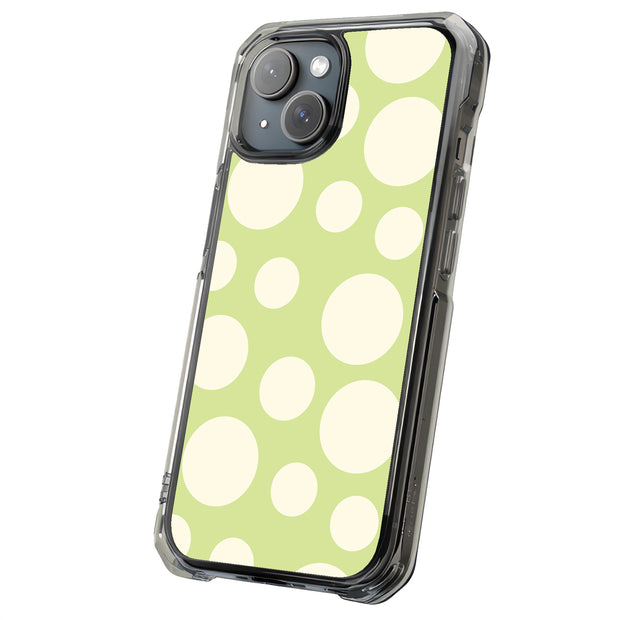 Circle Dots Tough Cases For Apple iPhone (17, 16, 15, 14, 13, 12, 11, X, SE, 8, 7/ Air, Plus, Pro, Max, Mini, XR, XS), Print in USA