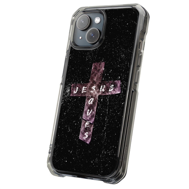 Jesus Saves 1 Tough Cases For Apple iPhone (17, 16, 15, 14, 13, 12, 11, X, SE, 8, 7/ Air, Plus, Pro, Max, Mini, XR, XS), Print in USA