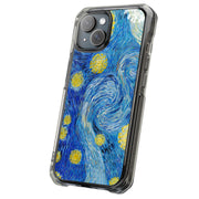 Starry Night Tough Cases For Apple iPhone (17, 16, 15, 14, 13, 12, 11, X, SE, 8, 7/ Air, Plus, Pro, Max, Mini, XR, XS), Print in USA