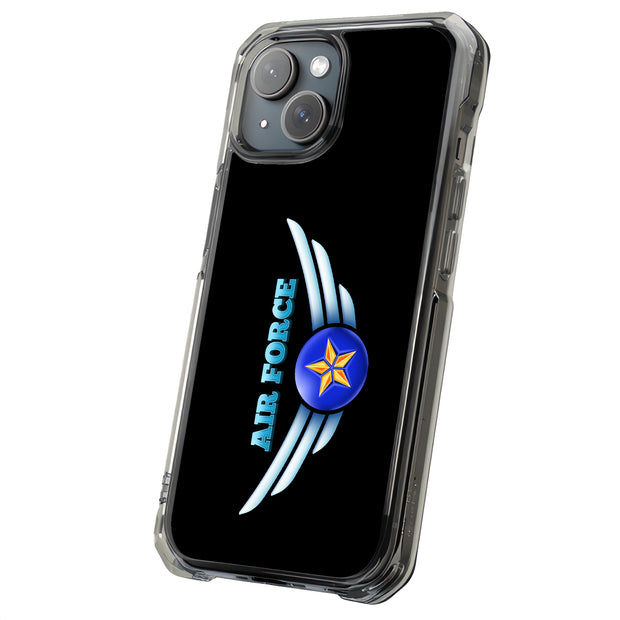 US Air Force 3 Tough Cases For Apple iPhone (17, 16, 15, 14, 13, 12, 11, X, SE, 8, 7/ Air, Plus, Pro, Max, Mini, XR, XS), Print in USA