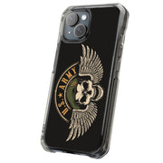US Army 3 Tough Cases For Apple iPhone (17, 16, 15, 14, 13, 12, 11, X, SE, 8, 7/ Air, Plus, Pro, Max, Mini, XR, XS), Print in USA