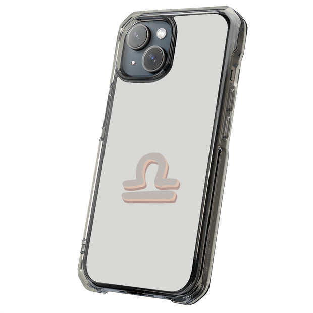 Libra Zodiac Tough Cases For Apple iPhone (17, 16, 15, 14, 13, 12, 11, X, SE, 8, 7/ Air, Plus, Pro, Max, Mini, XR, XS), Print in USA