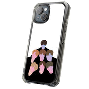 BTS KPOP 8 Tough Cases For Apple iPhone (17, 16, 15, 14, 13, 12, 11, X, SE, 8, 7/ Air, Plus, Pro, Max, Mini, XR, XS), Print in USA