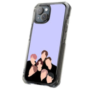 BTS KPOP 9 Tough Cases For Apple iPhone (17, 16, 15, 14, 13, 12, 11, X, SE, 8, 7/ Air, Plus, Pro, Max, Mini, XR, XS), Print in USA