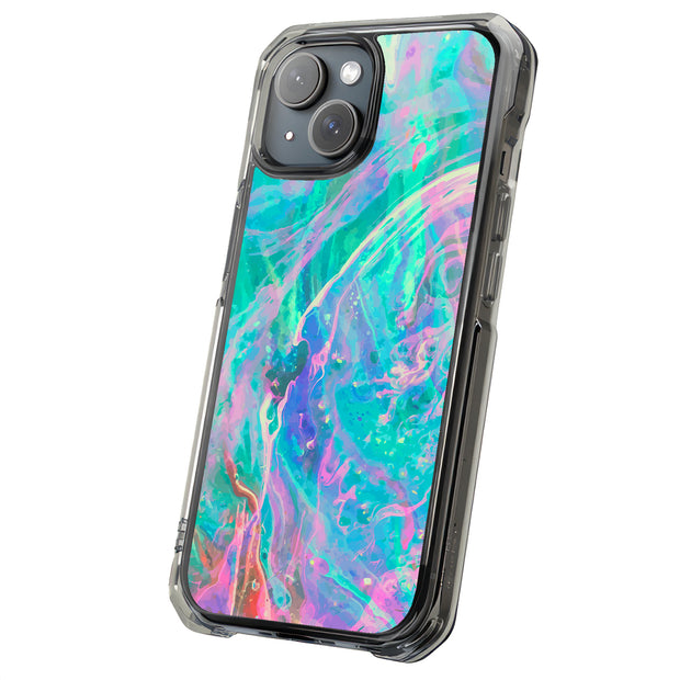 Opal Marble 6 Tough Cases For Apple iPhone (17, 16, 15, 14, 13, 12, 11, X, SE, 8, 7/ Air, Plus, Pro, Max, Mini, XR, XS), Print in USA