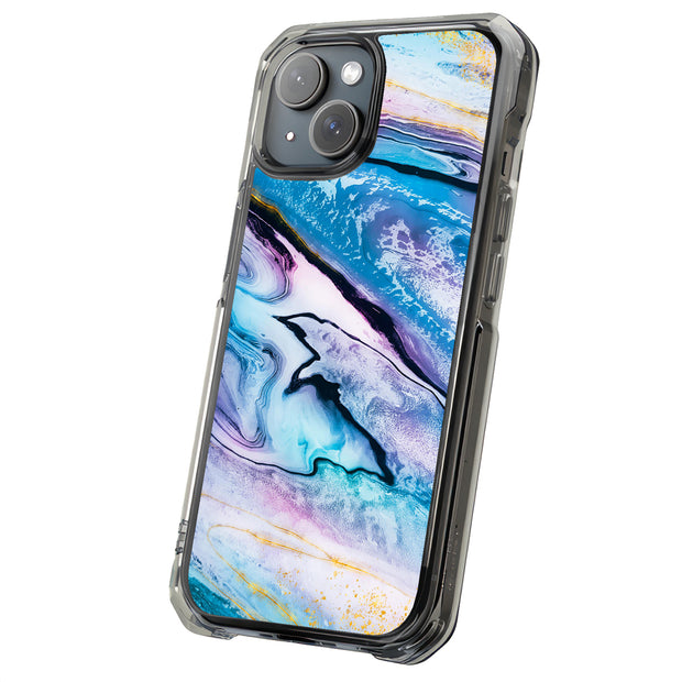 Opal Marble 15 Tough Cases For Apple iPhone (17, 16, 15, 14, 13, 12, 11, X, SE, 8, 7/ Air, Plus, Pro, Max, Mini, XR, XS), Print in USA