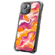 Opal Marble 16 Tough Cases For Apple iPhone (17, 16, 15, 14, 13, 12, 11, X, SE, 8, 7/ Air, Plus, Pro, Max, Mini, XR, XS), Print in USA