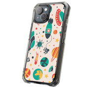Stars Planets 1 Tough Cases For Apple iPhone (17, 16, 15, 14, 13, 12, 11, X, SE, 8, 7/ Air, Plus, Pro, Max, Mini, XR, XS), Print in USA