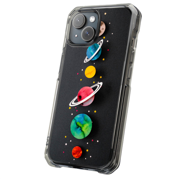 Stars Planet 13 Tough Cases For Apple iPhone (17, 16, 15, 14, 13, 12, 11, X, SE, 8, 7/ Air, Plus, Pro, Max, Mini, XR, XS), Print in USA