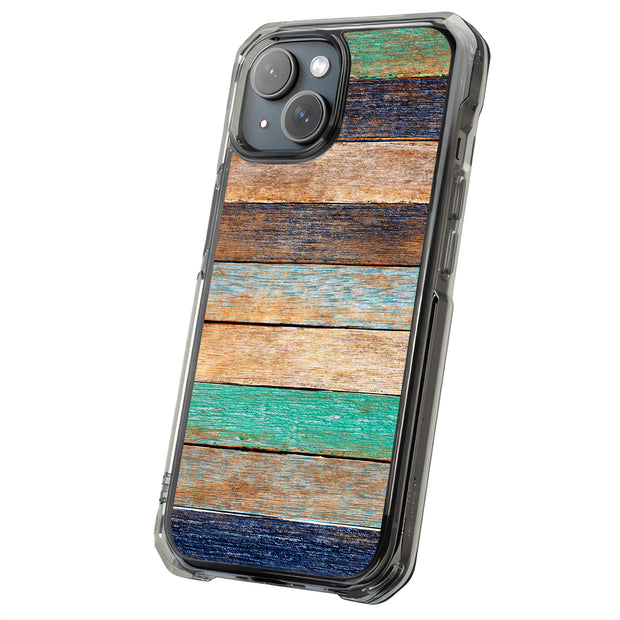 Wood 5 Tough Cases For Apple iPhone (17, 16, 15, 14, 13, 12, 11, X, SE, 8, 7/ Air, Plus, Pro, Max, Mini, XR, XS), Print in USA