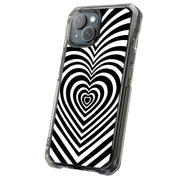 Hearts Hearts Tough Cases For Apple iPhone (17, 16, 15, 14, 13, 12, 11, X, SE, 8, 7/ Air, Plus, Pro, Max, Mini, XR, XS), Print in USA