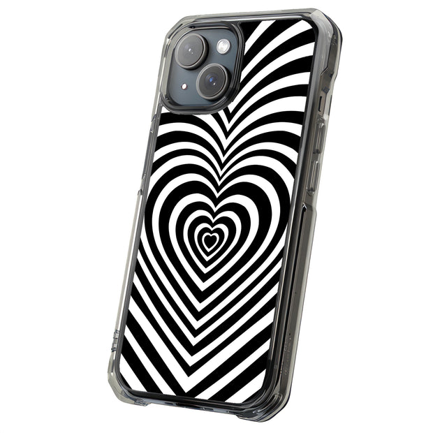 Hearts Hearts Tough Cases For Apple iPhone (17, 16, 15, 14, 13, 12, 11, X, SE, 8, 7/ Air, Plus, Pro, Max, Mini, XR, XS), Print in USA