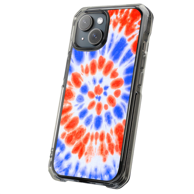 Tie Dye Swirl Tough Cases For Apple iPhone (17, 16, 15, 14, 13, 12, 11, X, SE, 8, 7/ Air, Plus, Pro, Max, Mini, XR, XS), Print in USA