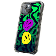 Acid Smile Face Tough Cases For Apple iPhone (17, 16, 15, 14, 13, 12, 11, X, SE, 8, 7/ Air, Plus, Pro, Max, Mini, XR, XS), Print in USA