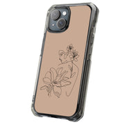 Floral Woman Tough Cases For Apple iPhone (17, 16, 15, 14, 13, 12, 11, X, SE, 8, 7/ Air, Plus, Pro, Max, Mini, XR, XS), Print in USA