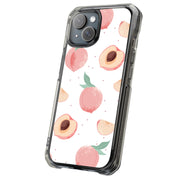 Juicy Peach Tough Cases For Apple iPhone (17, 16, 15, 14, 13, 12, 11, X, SE, 8, 7/ Air, Plus, Pro, Max, Mini, XR, XS), Print in USA