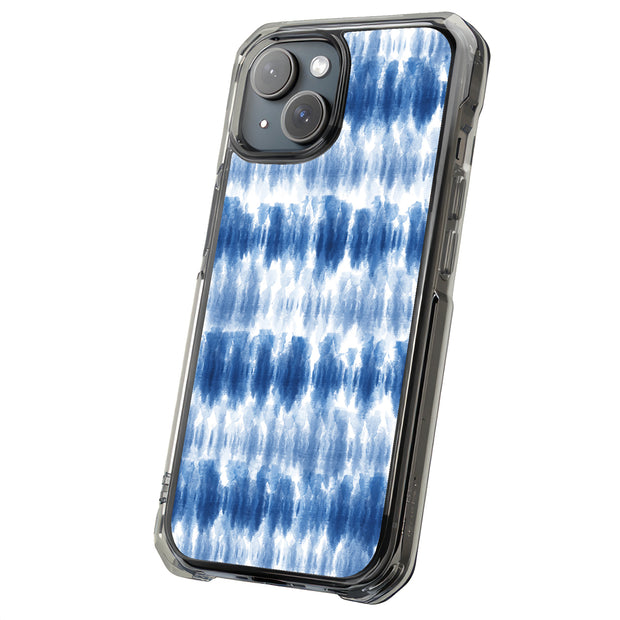 Blue Watercolor Tough Cases For Apple iPhone (17, 16, 15, 14, 13, 12, 11, X, SE, 8, 7/ Air, Plus, Pro, Max, Mini, XR, XS), Print in USA