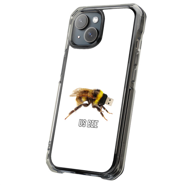 US BEE Meme Tough Cases For Apple iPhone (17, 16, 15, 14, 13, 12, 11, X, SE, 8, 7/ Air, Plus, Pro, Max, Mini, XR, XS), Print in USA