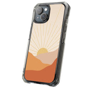 Sunset Pattern Tough Cases For Apple iPhone (17, 16, 15, 14, 13, 12, 11, X, SE, 8, 7/ Air, Plus, Pro, Max, Mini, XR, XS), Print in USA