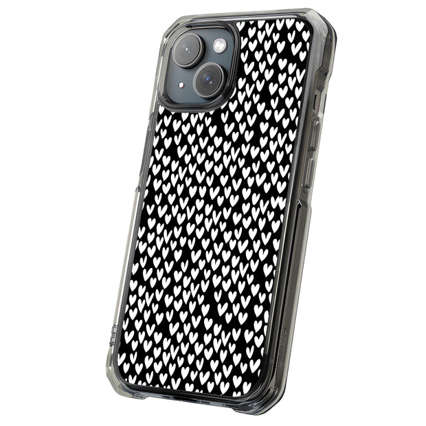 Tiny Hearts Tough Cases For Apple iPhone (17, 16, 15, 14, 13, 12, 11, X, SE, 8, 7/ Air, Plus, Pro, Max, Mini, XR, XS), Print in USA