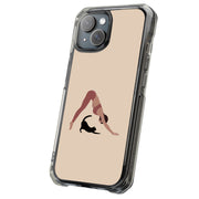 Yoga With Cat Tough Cases For Apple iPhone (17, 16, 15, 14, 13, 12, 11, X, SE, 8, 7/ Air, Plus, Pro, Max, Mini, XR, XS), Print in USA