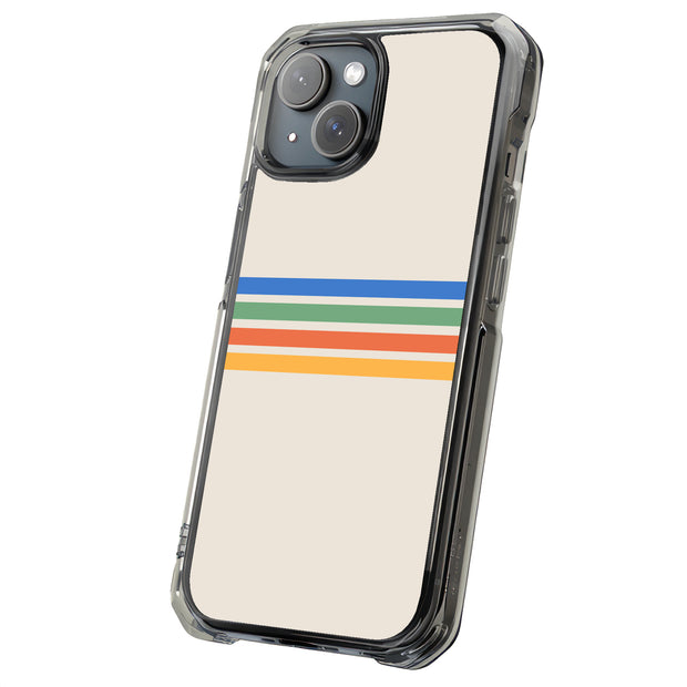 Color Stripes 1 Tough Cases For Apple iPhone (17, 16, 15, 14, 13, 12, 11, X, SE, 8, 7/ Air, Plus, Pro, Max, Mini, XR, XS), Print in USA