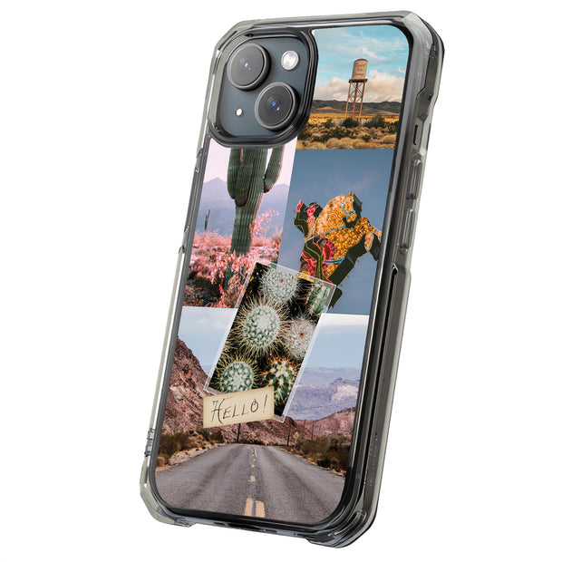 Desert Cactus Tough Cases For Apple iPhone (17, 16, 15, 14, 13, 12, 11, X, SE, 8, 7/ Air, Plus, Pro, Max, Mini, XR, XS), Print in USA