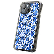 Blue Bandana Tough Cases For Apple iPhone (17, 16, 15, 14, 13, 12, 11, X, SE, 8, 7/ Air, Plus, Pro, Max, Mini, XR, XS), Print in USA