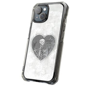 Skeleton Love Tough Cases For Apple iPhone (17, 16, 15, 14, 13, 12, 11, X, SE, 8, 7/ Air, Plus, Pro, Max, Mini, XR, XS), Print in USA