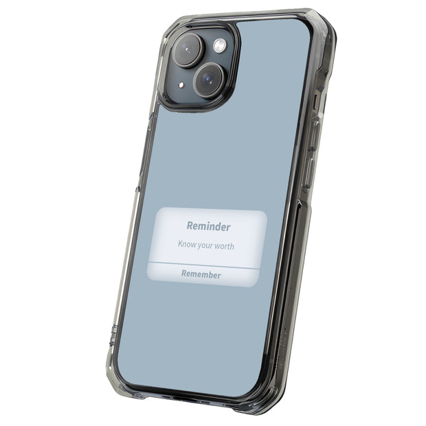 Reminder Box 2 Tough Cases For Apple iPhone (17, 16, 15, 14, 13, 12, 11, X, SE, 8, 7/ Air, Plus, Pro, Max, Mini, XR, XS), Print in USA