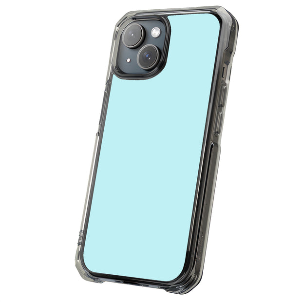 Light Cyan Tough Cases For Apple iPhone (17, 16, 15, 14, 13, 12, 11, X, SE, 8, 7/ Air, Plus, Pro, Max, Mini, XR, XS), Print in USA