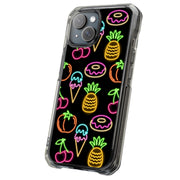 Cute Food Tough Cases For Apple iPhone (17, 16, 15, 14, 13, 12, 11, X, SE, 8, 7/ Air, Plus, Pro, Max, Mini, XR, XS), Print in USA