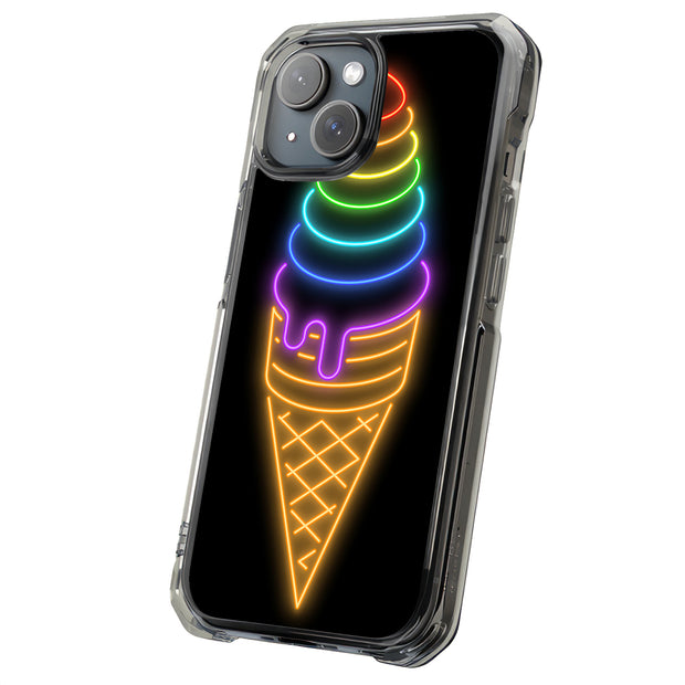 Ice Cream Sign Tough Cases For Apple iPhone (17, 16, 15, 14, 13, 12, 11, X, SE, 8, 7/ Air, Plus, Pro, Max, Mini, XR, XS), Print in USA